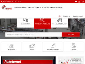 'dexpress.rs' screenshot