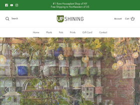 upshining.com homepage screenshot