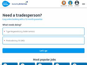 'localheroes.com' screenshot