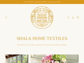 shalahome.com homepage screenshot