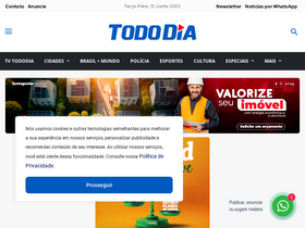 'tododia.com.br' screenshot