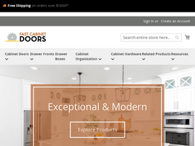 'fastcabinetdoors.com' screenshot
