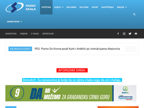 'skalaradio.com' screenshot