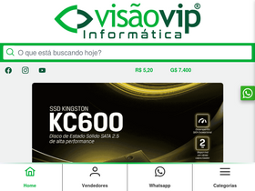 'visaovip.com' screenshot