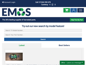 'tvparts.co.uk' screenshot