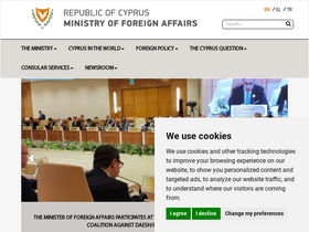 'mfa.gov.cy' screenshot