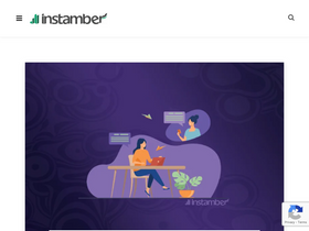 'instamber.com' screenshot