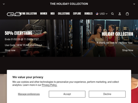 Inner Glö Apparel website screenshot