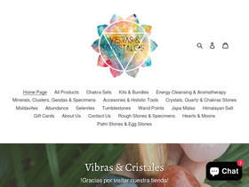 vibrasycristalespr.com homepage screenshot