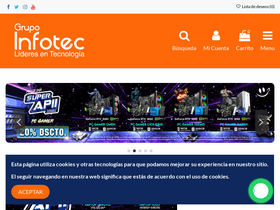 'infotec.com.pe' screenshot