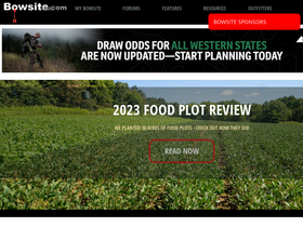 'forums.bowsite.com' screenshot