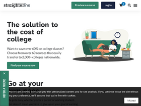 'straighterline.com' screenshot