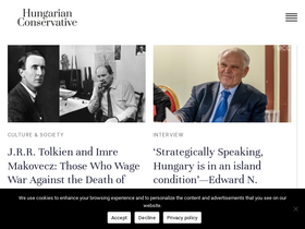 'hungarianconservative.com' screenshot