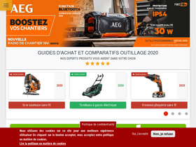 'zone-outillage.fr' screenshot