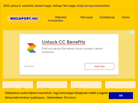 'megaport.hu' screenshot
