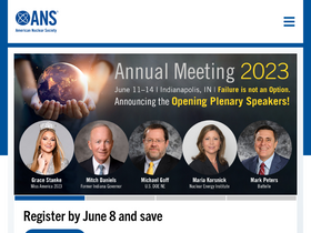 'ans.org' screenshot