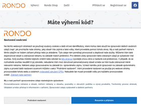 'rondo.cz' screenshot