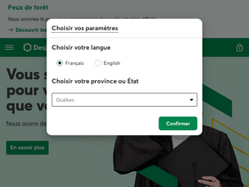 'desjardins.com' screenshot