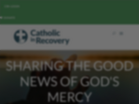 'catholicinrecovery.com' screenshot