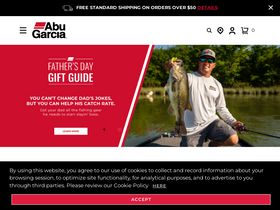 'abugarcia.com' screenshot