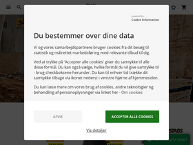 'billig-arbejdstoj.dk' screenshot