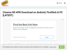 'cinemahdapkapp.com' screenshot