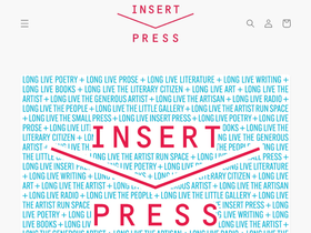 insertblancpress.com homepage screenshot