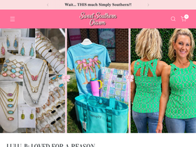 sweetsoutherncharmva.com homepage screenshot