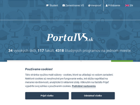 'portalvs.sk' screenshot