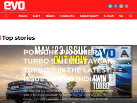 'evoindia.com' screenshot