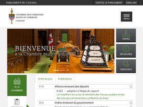 'noscommunes.ca' screenshot