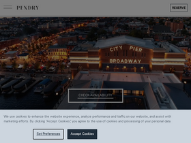 'pendry.com' screenshot
