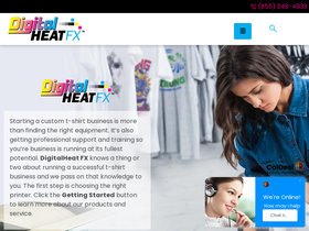 'digitalheatfx.com' screenshot