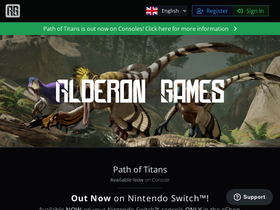 'alderongames.com' screenshot