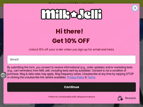 milkjelli.com homepage screenshot