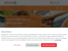 'mijnspar.be' screenshot