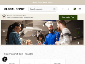 glocaldepot.com homepage screenshot