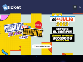'tuticket.com.co' screenshot