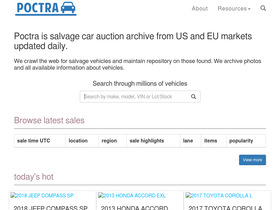 'poctra.com' screenshot