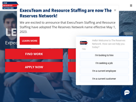 'trnstaffing.com' screenshot