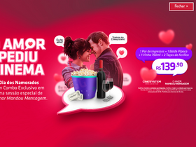 'cinesystem.com.br' screenshot