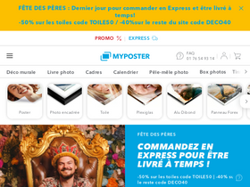 'myposter.fr' screenshot