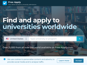 'free-apply.com' screenshot