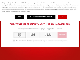 'amstel.nl' screenshot