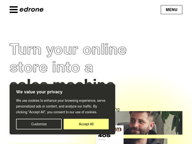 'edrone.me' screenshot