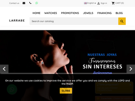 'larrabe.com' screenshot