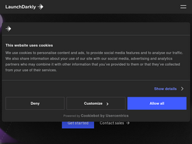 'launchdarkly.com' screenshot
