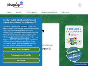 'everydayme.hu' screenshot