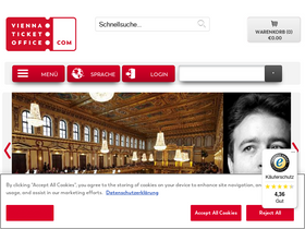 'viennaticketoffice.com' screenshot