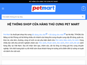 'petmart.vn' screenshot